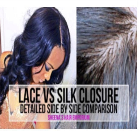 Difference Between Lace and Silk Base Closures