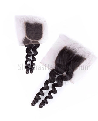 Virgin Indian Spring Curly Lace Closure